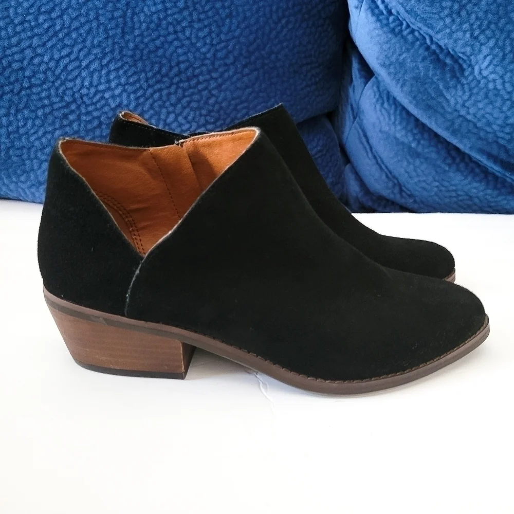 Lucky brand lp-fenley black booties